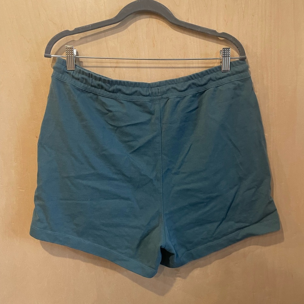Nike Teal Drawstring Women’s Athletic Shorts - Picture 2 of 3
